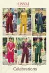 Celebrations By Ossm Viscose Roman Silk Online Co Ord Set Wholesale
